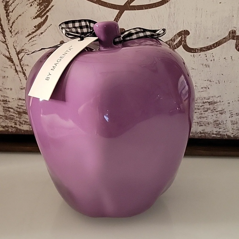 💜 Rae Dunn Purple Poison Apple Birdhouse Halloween